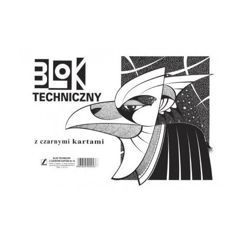 Blok techniczny Kreska Czarny A3/10/170g - 2